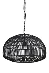 METAL HANGING LAMP MATA MATT BLACK 